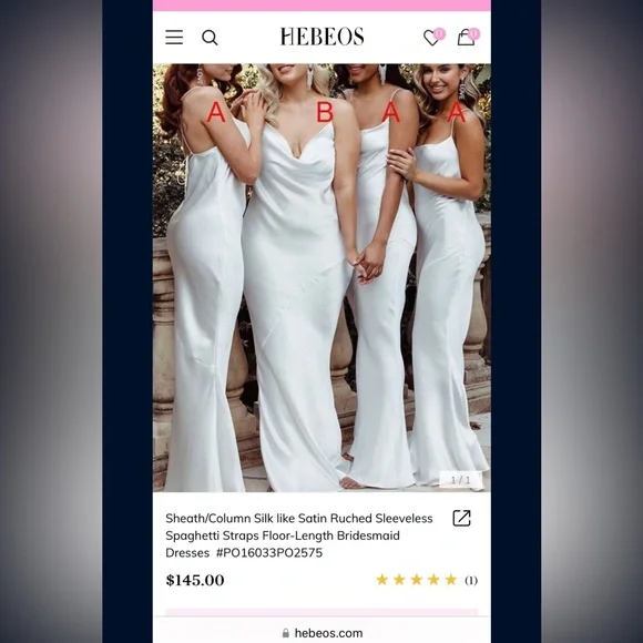 Wedding dress, silk white dress. - Picture 2 of 10